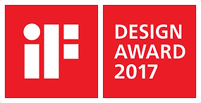 iF Design Award 2017 logo recognition.